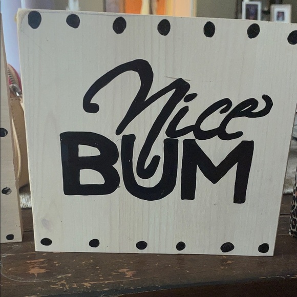 Decorative Wooden Bathroom Signs with Black Text - Picture 3 of 7